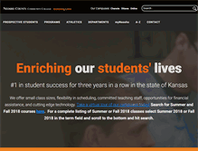Tablet Screenshot of neosho.edu